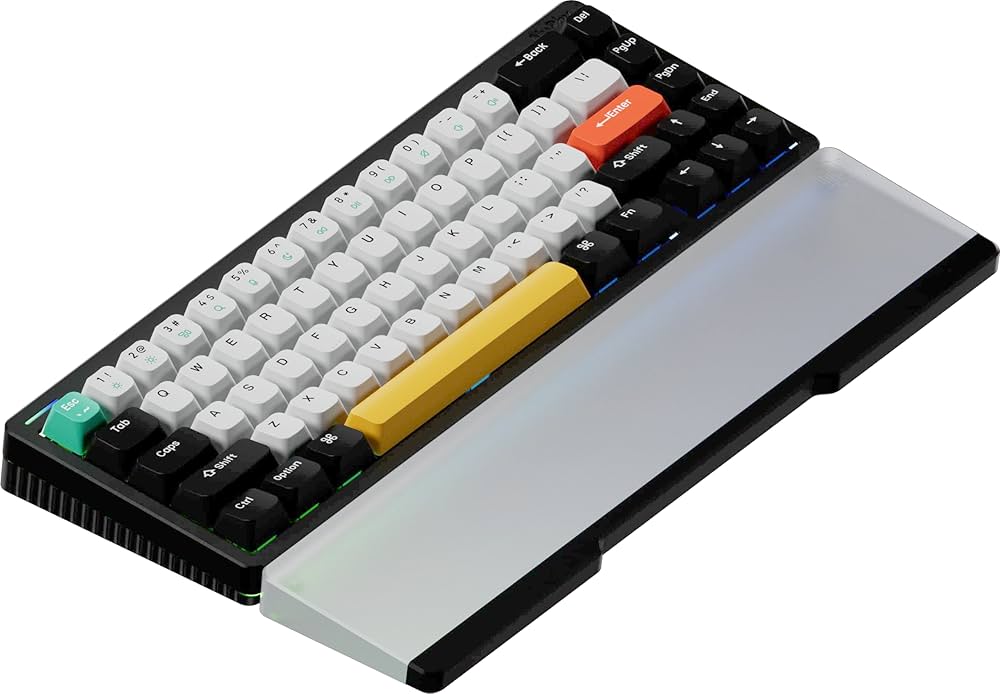 NuPhy Halo65 キーボード ＋リストレスト Amazon.co.jp：NuPhy Halo65/75 リストレスト ブラック